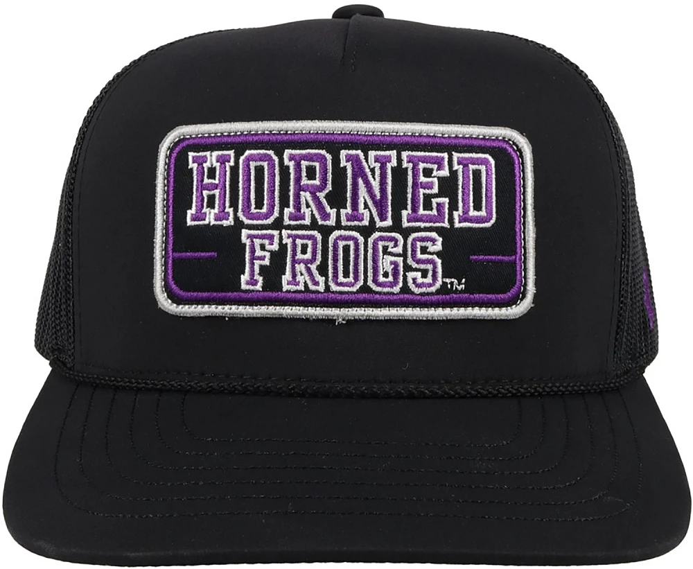 Hooey Men's Texas Christian University Rectangle Patch Trucker Cap                                                              