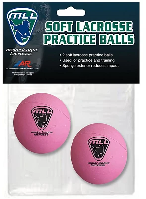 A&R MLL Soft Lacrosse Practice Balls 2-Pack                                                                                     