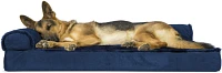 FurHaven Deluxe Velvet Chaise Lounge Jumbo Pet Bed