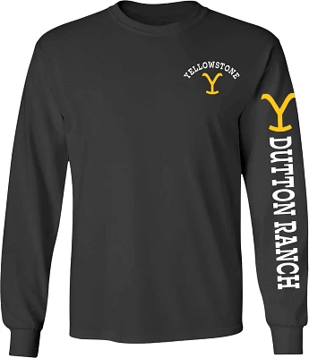 Yellowstone Men's Y Dutton Long Sleeve Graphic T-shirt