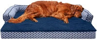 FurHaven Plush Decor Comfy Couch Orthopedic Jumbo Sofa Pet Bed