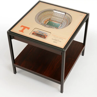 YouTheFan University of Tennessee 25-Layer StadiumViews Lighted End Table                                                       