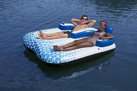 Bestway Hydro Force Indigo Waves Double Lounge Inflatable Tube                                                                  