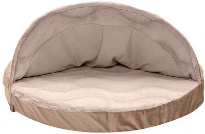 FurHaven Snuggery Wave Fur Large Orthopedic Pet Bed