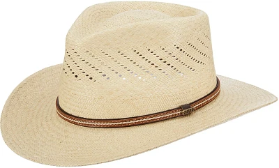 Scala Pronto Men's Hand Woven Vented Panama Outback Hat