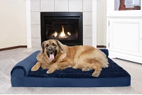 FurHaven Jumbo Plus Plush Velvet Pet Dog Bed