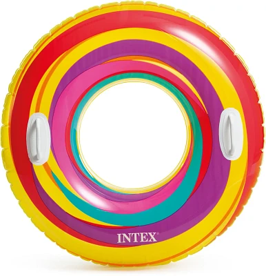 INTEX Swirly Whirly Inflatable Tube                                                                                             