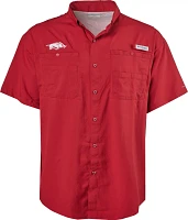 Columbia Sportswear Men’s Big and Tall University of Arkansas Tamiami Button-Up Shirt