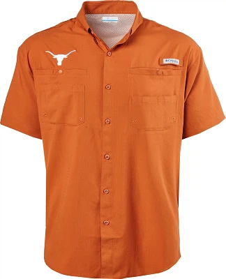 Columbia Sportswear Men’s Big and Tall University of Texas Tamiami Button-Up Shirt