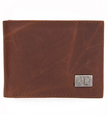 Eagles Wings Texas A&M University Leather Bi-Fold Wallet                                                                        