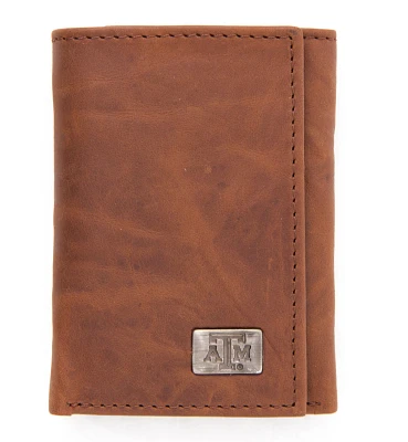 Eagles Wings Texas A&M University Leather Tri-Fold Wallet                                                                       