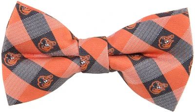 Eagles Wings Baltimore Orioles Woven Polyester Checkered Bow Tie                                                                