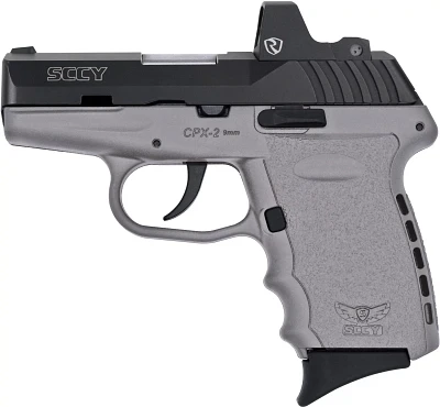 SCCY CPX-2 RD Riton Red Dot 9mm Luger 3.10 in Grey Pistol                                                                       