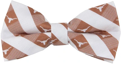 Eagles Wings University of Texas Woven Polyester Checkered Bow Tie                                                              