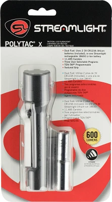 Streamlight PolyTac X Multi-Fuel 600 Lumen Tactical Flashlight                                                                  