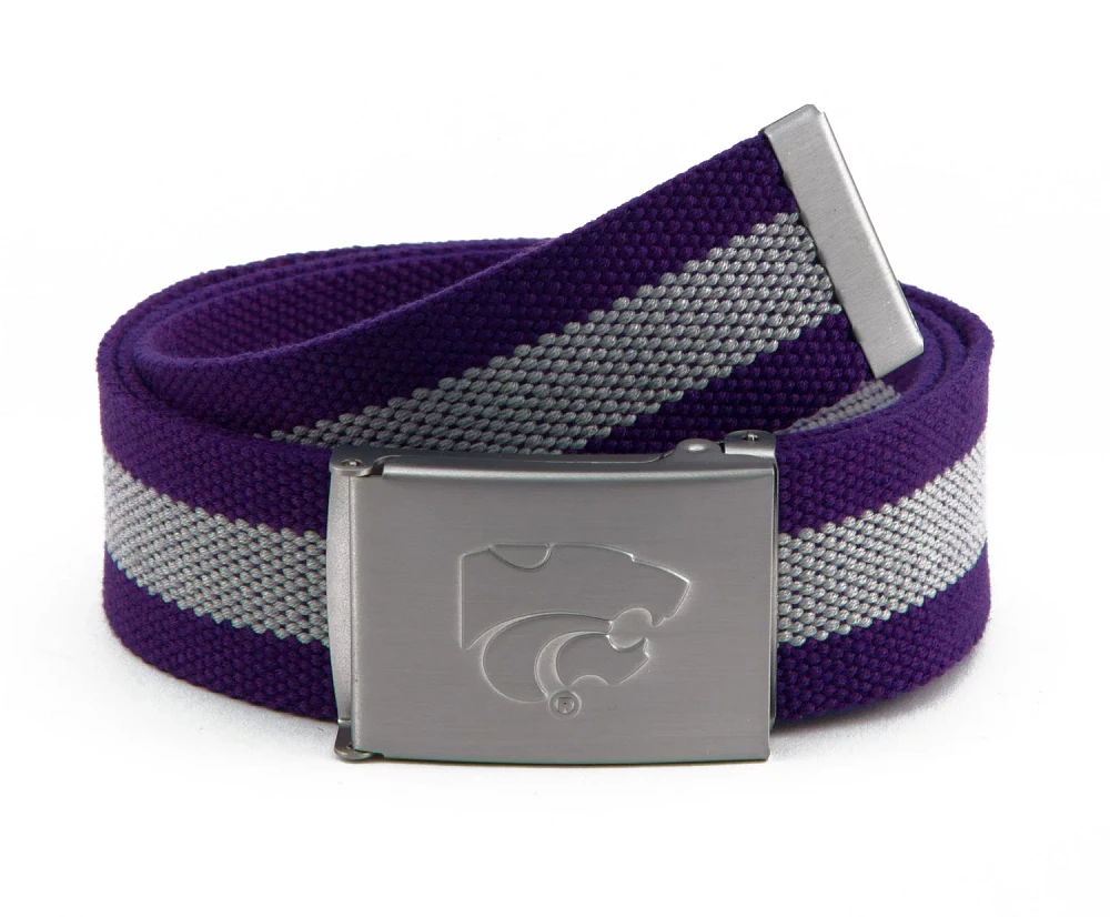 Eagles Wings Kansas State University Fabric Belt                                                                                