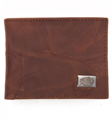 Eagles Wings University of Missouri Leather Bi-Fold Wallet                                                                      