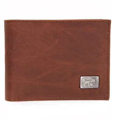 Eagles Wings Kansas State University Leather Bi-Fold Wallet                                                                     