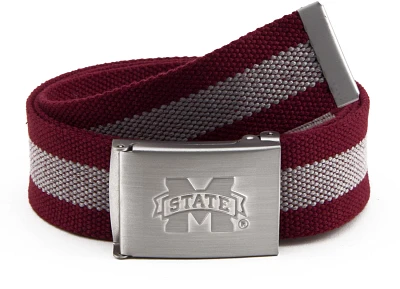 Eagles Wings Mississippi State University Fabric Belt                                                                           