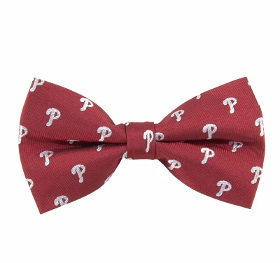 Eagles Wings Philadelphia Phillies Woven Polyester Checkered Bow Tie                                                            