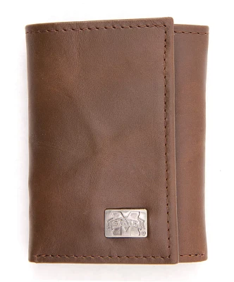 Eagles Wings Mississippi State University Leather Tri-Fold Wallet                                                               