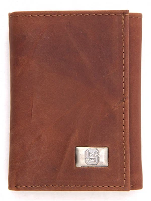 Eagles Wings North Carolina State University Leather Tri-Fold Wallet                                                            