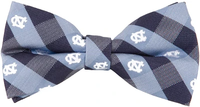 Eagles Wings University of North Carolina Woven Polyester Checkered Bow Tie                                                     