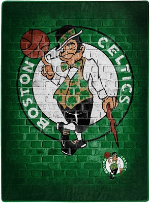 The Northwest Company Boston Celtics Street Raschel Throw Blanket                                                               