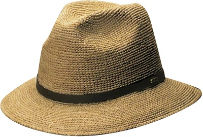 Scala Pronto Men's Crocheted Raffia Safari Hat