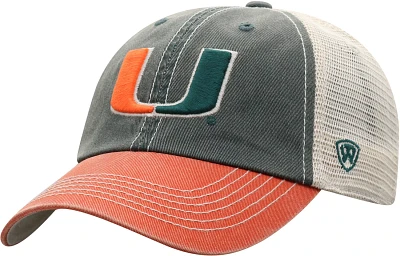 Top of the World Youth University Of Miami Offroad Adjustable 3 Tone Cap                                                        