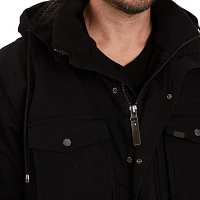 Smith's Workwear Men's Sherpa Lined Duck Canvas Hooded Work Jacket