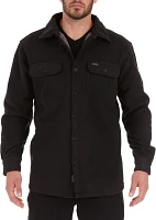 Smith's Workwear Men's Sherpa Lined Fleece Shirt Jacket