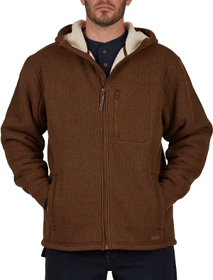 Smith's Workwear Men's Sherpa Lined Thermal Hooded Shirt Jacket