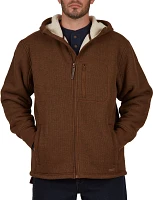 Smith's Workwear Men's Sherpa Lined Thermal Hooded Shirt Jacket