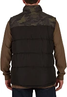 Smith's Workwear Men's Double Insulated Printed Puffer Vest