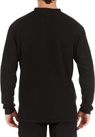 Smith's Workwear Men's Sherpa Bonded Thermal Henley Pullover Shirt