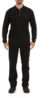 Smith's Workwear Men's Sherpa Bonded Thermal Henley Pullover Shirt