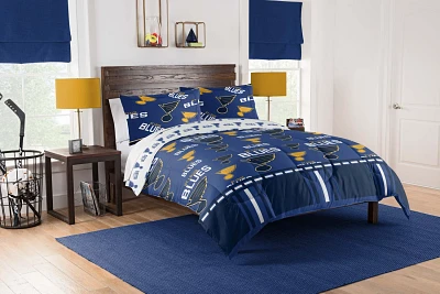 Northwest St. Louis Blues Rotary Queen Bed Set                                                                                  