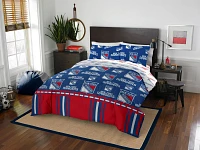 Northwest New York Rangers Rotary Queen Bed Set                                                                                 