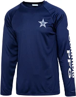 Columbia Sportswear Men's Dallas Cowboys PFG Terminal Tackle Long Sleeve Graphic T-shirt