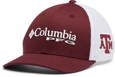 Columbia Sportswear Boys' Texas A&M University PFG Mesh Snapback Cap                                                            