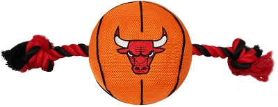 Pets First Chicago Bulls Nylon Basketball Rope Dog Toy                                                                          