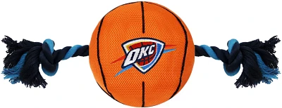 Pets First Oklahoma City Thunder Nylon Basketball Rope Dog Toy                                                                  