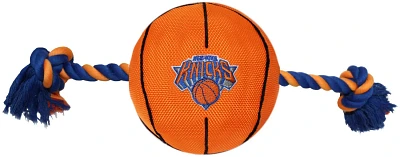 Pets First New York Knicks Nylon Basketball Rope Dog Toy                                                                        