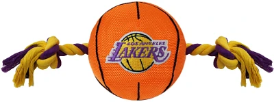 Pets First Los Angeles Lakers Nylon Basketball Rope Dog Toy                                                                     