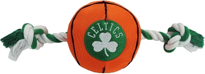 Pets First Boston Celtics Nylon Basketball Rope Dog Toy                                                                         