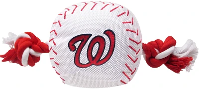 Pets First Washington Nationals Nylon Baseball Rope Dog Toy                                                                     