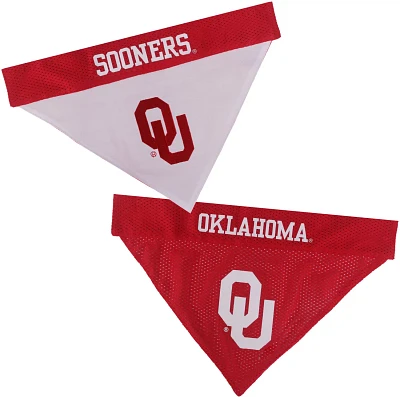 Pets First University of Oklahoma Reversible Dog Bandana