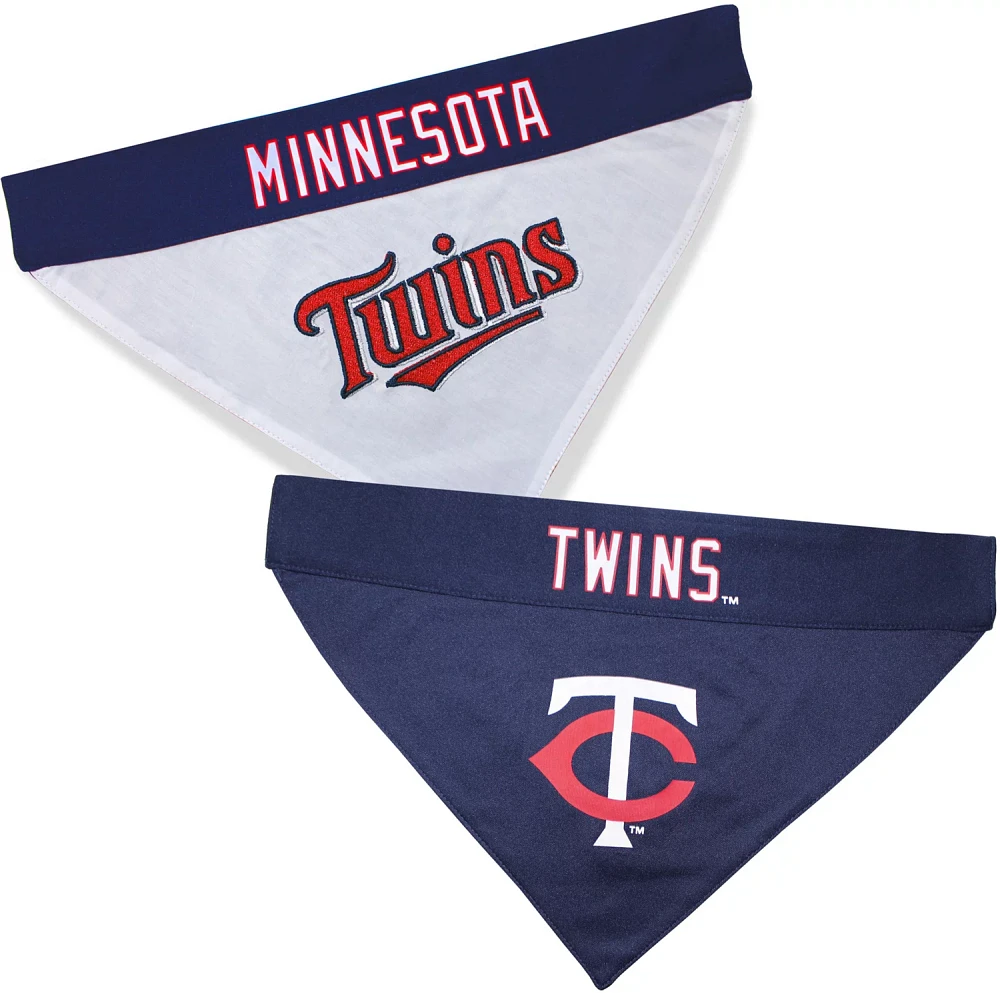 Pets First Minnesota Twins Reversible Dog Bandana