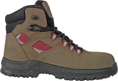 Hoss Boot Company Women's Moxie Lacy Waterproof Composite Toe Hiker Work Boots